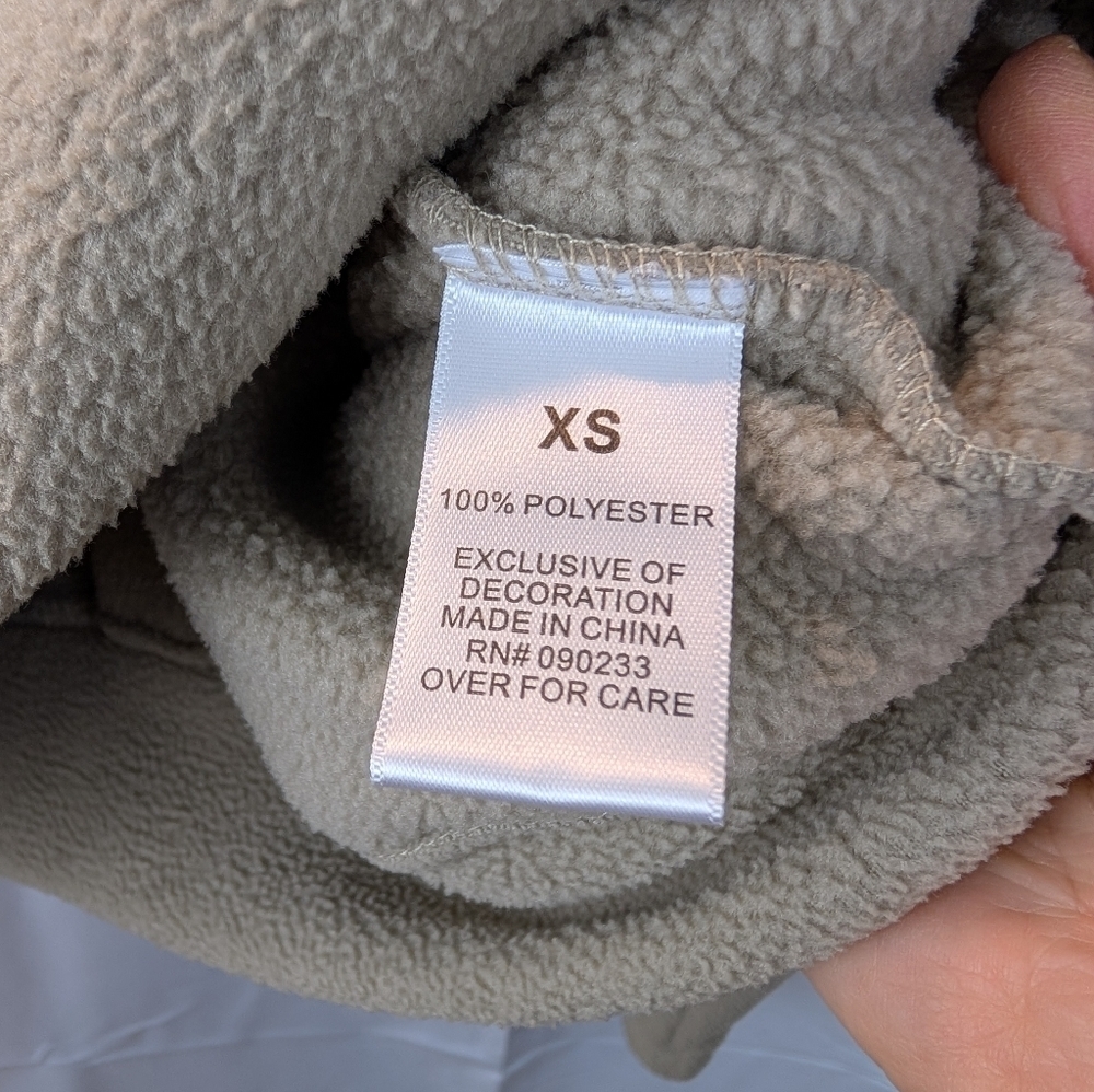 Essentials Polar Fleece Hoodie size XS oversized in EUC - Picture 9 of 13